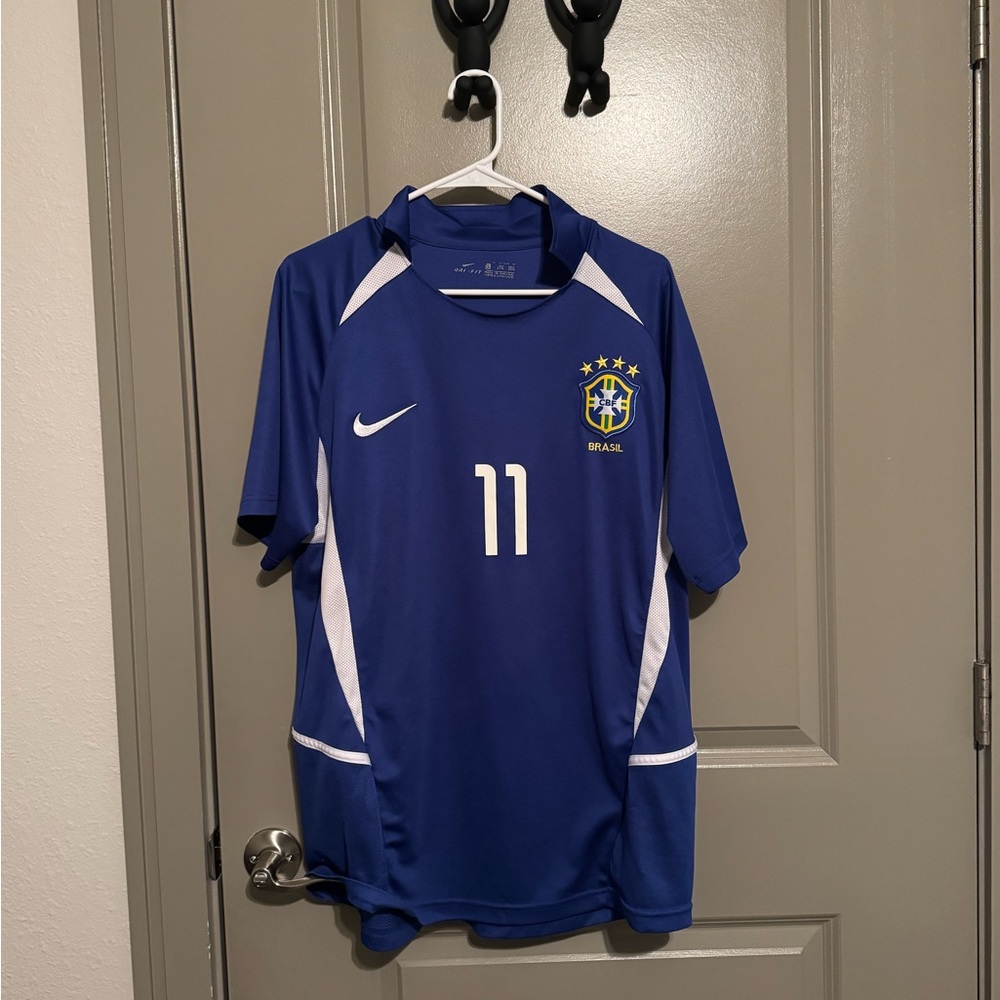 Nike Brazil 2002 away Soccer Jersey